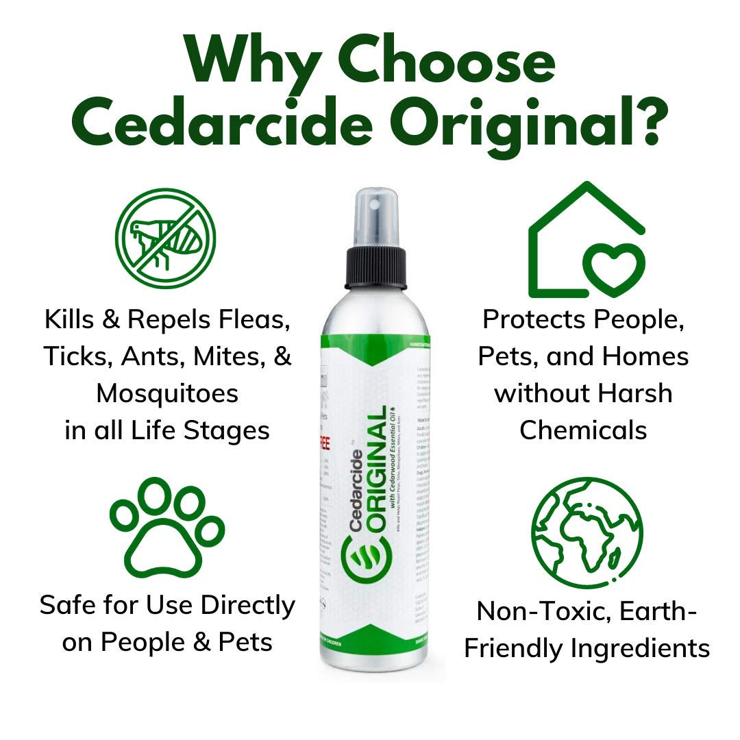 Cedarcide Original indoor use for room-wide protection in homes.