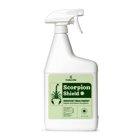 Cedarcide Scorpion Shield bottle ready for indoor pest control