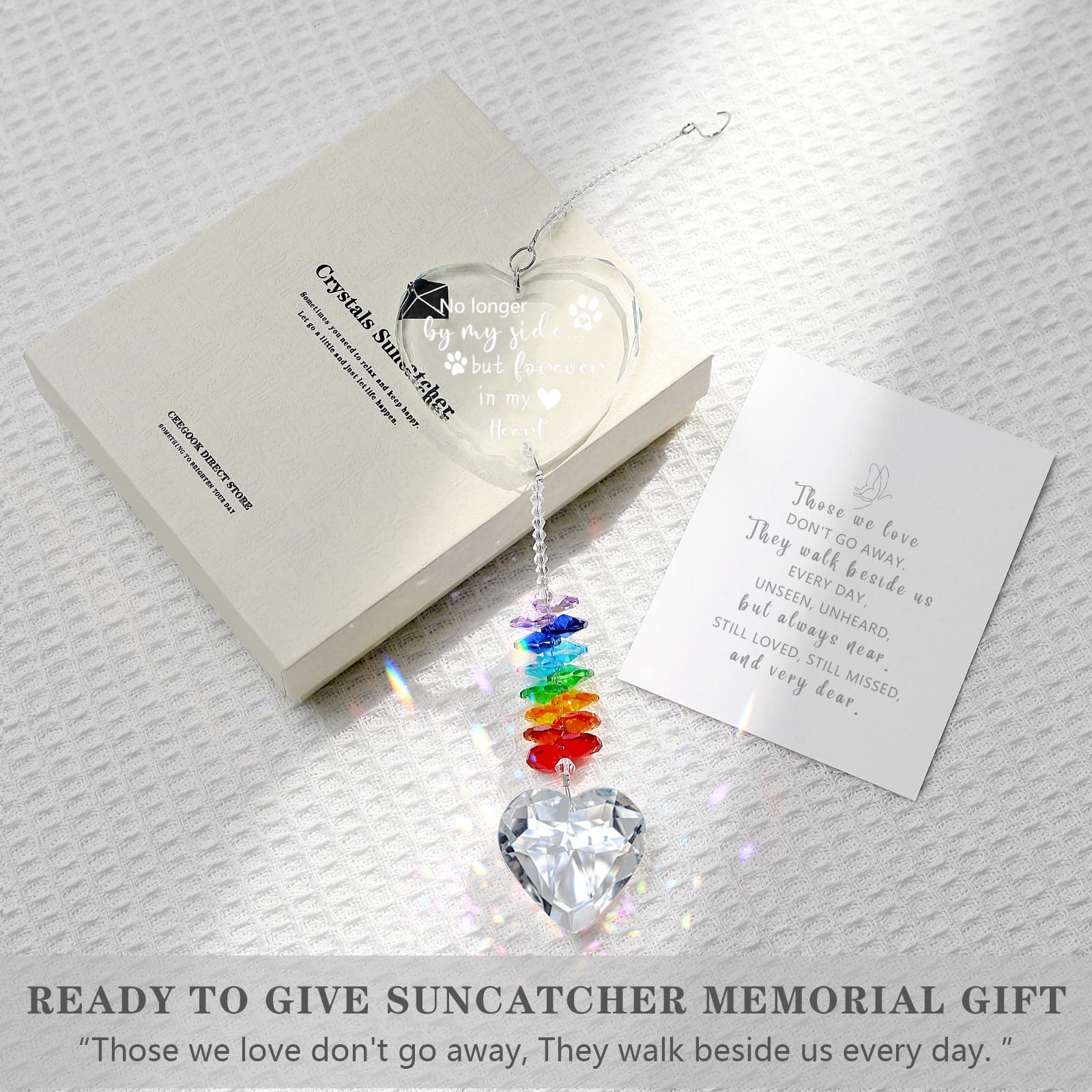 Ceegook gift box with card, ready-to-give sympathy keepsake.