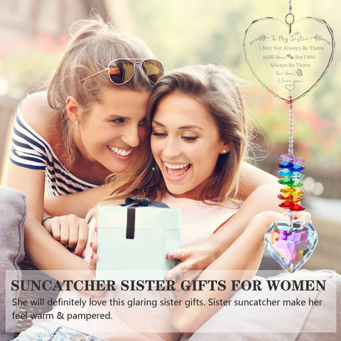 Ceegook Sister Suncatcher home decor accents adds warmth.
