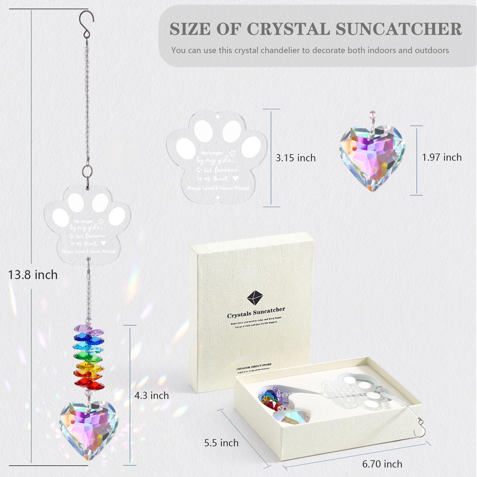 Ceegook suncatcher brightens homes with colorful light and comforting memories
