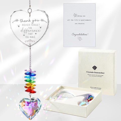 Ceegook crystal suncatcher hanging ornament radiating warm light and appreciation