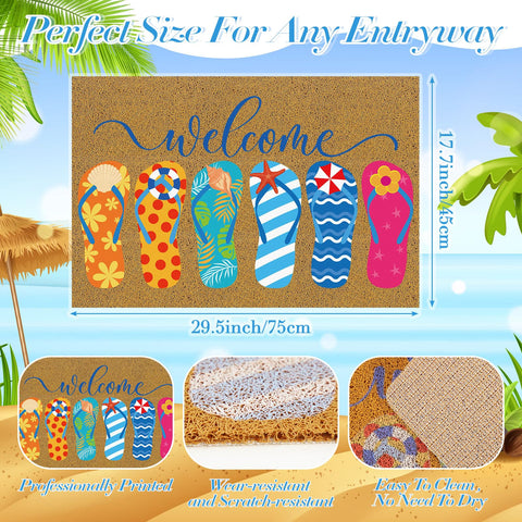 Ceenna welcome design close-up with bright colors inviting entrances and guests.