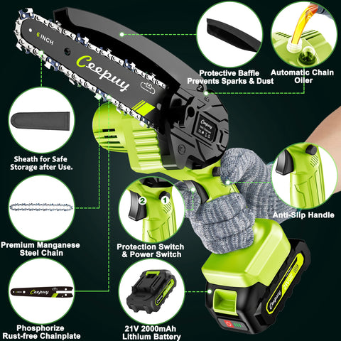 Lightweight anti-slip grip design enhances control on ladder or ground.