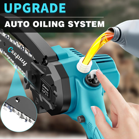 Ceepuy mini chainsaw lightweight ergonomic design enables easier one-handed use