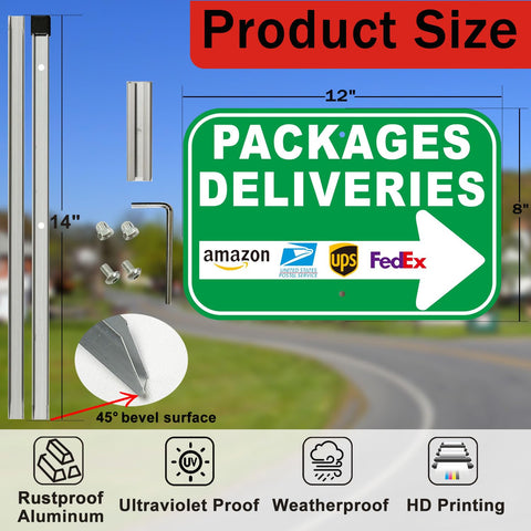 Cefrashi 28-inch aluminum post provides sturdy outdoor mounting