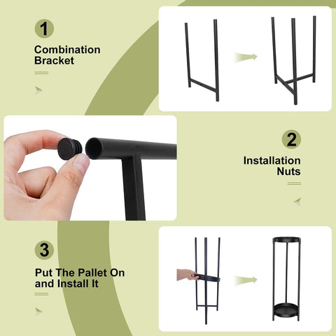 CEFZUM 24-inch tall stand maximizes vertical space in tight corners.