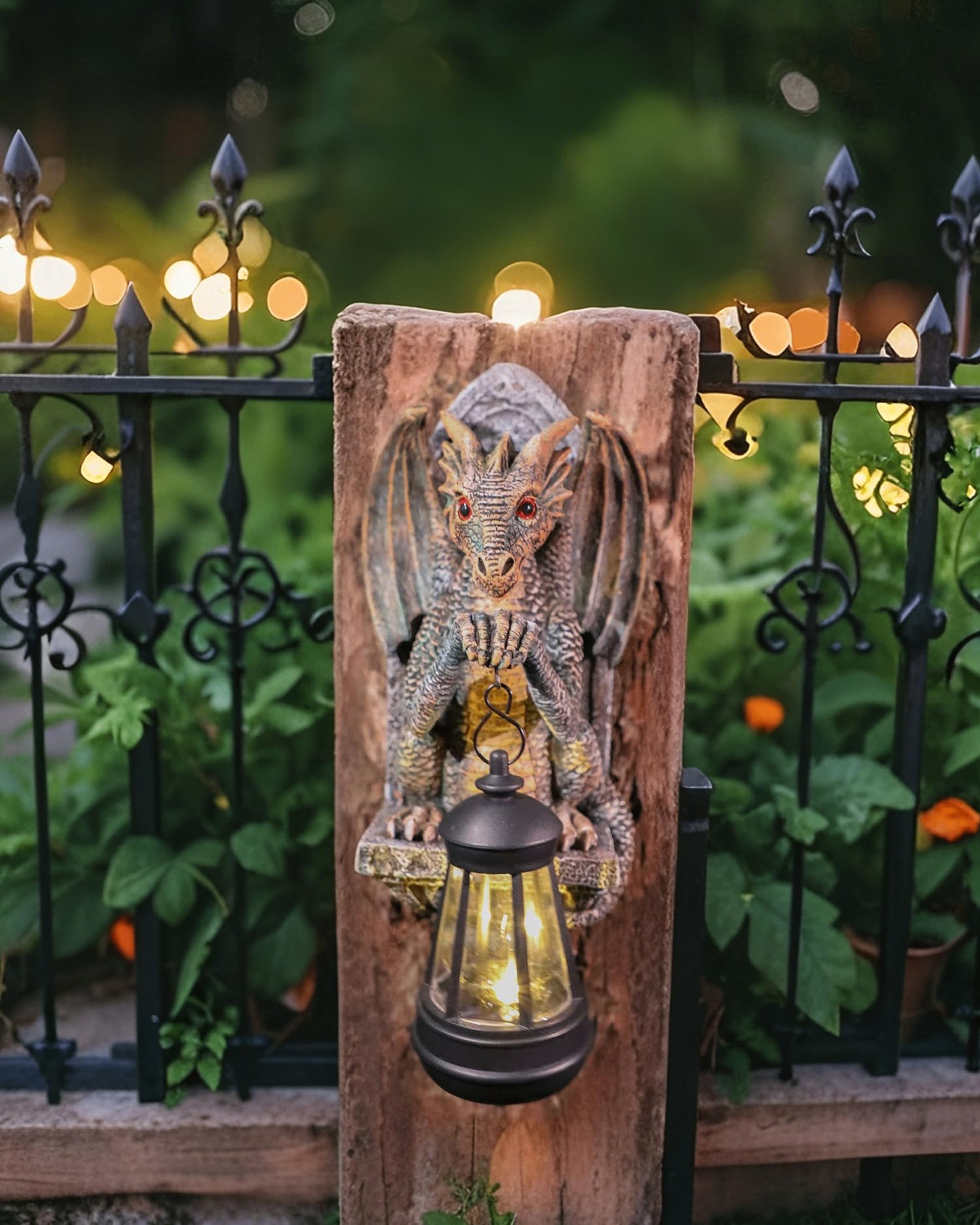 CeiooCei ambient garden lantern creates cozy evening atmosphere.