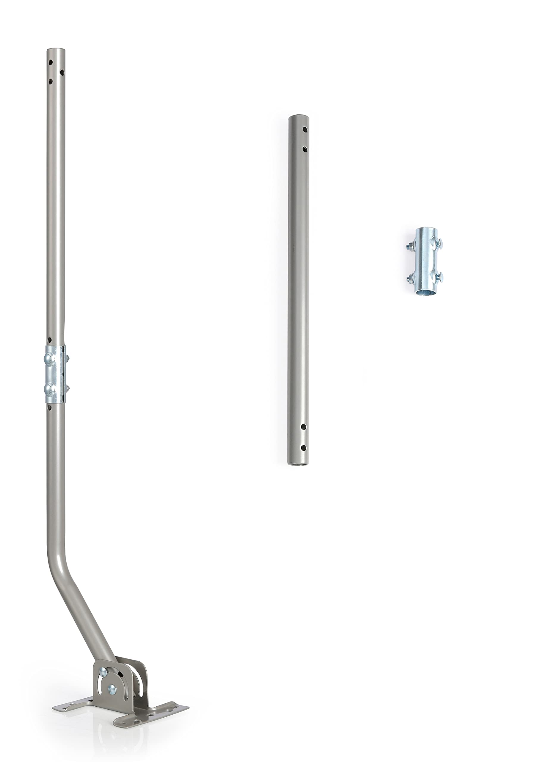 CeKay 180-degree adjustable pole helps optimize signal reception in diverse layouts.