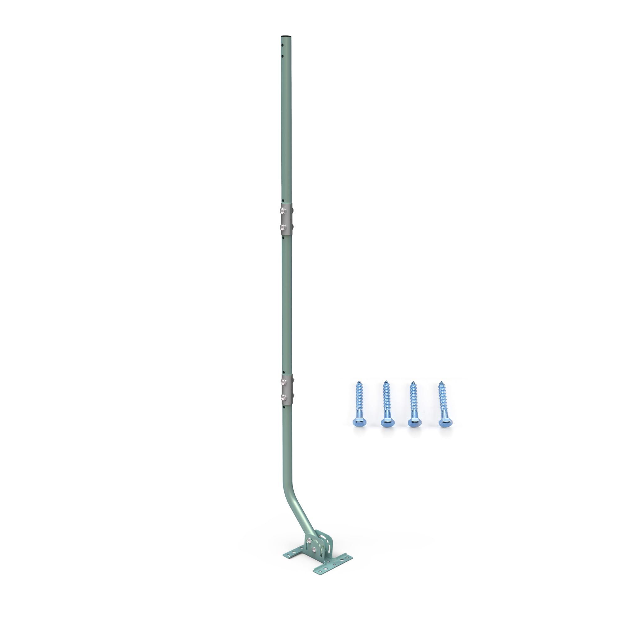 CeKay 49.5-inch pole offers elevated height to improve line-of-sight.