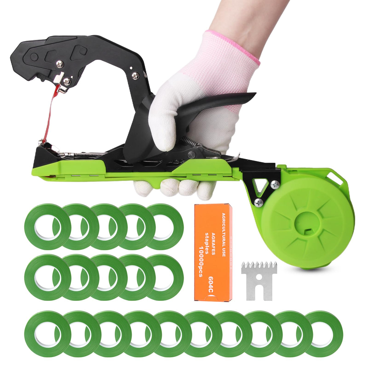 Cekegon plant tying machine front view boosts garden efficiency.