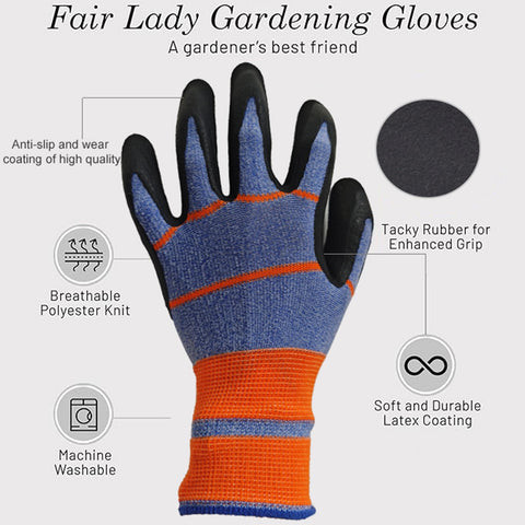 CELCOREERY gardening gloves are medium-sized and gift-ready for colleagues and loved ones.