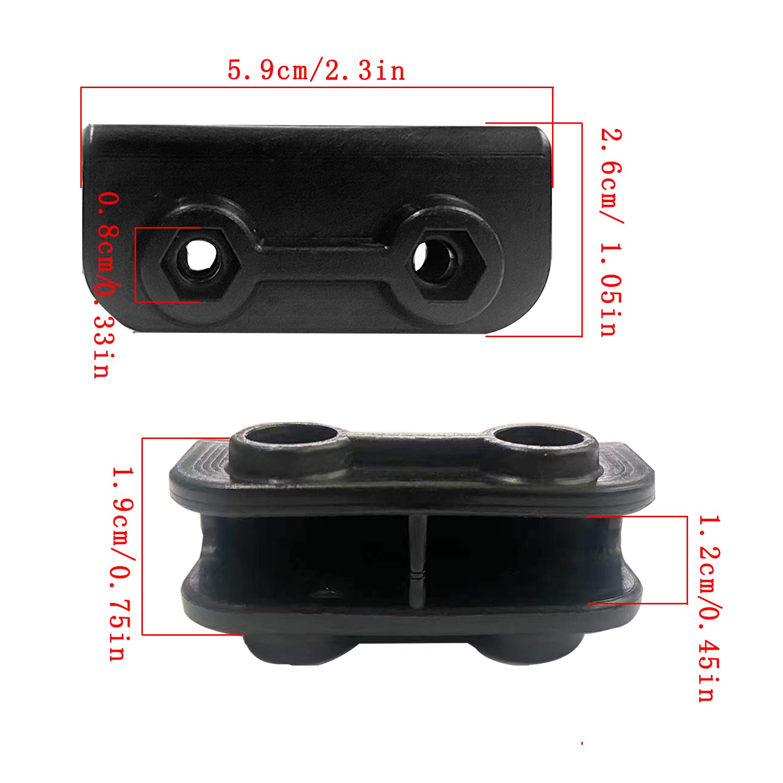Celeyearnirs 2-Way bracket shown on a frame for reliable canopy setup.