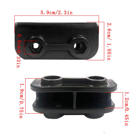 Celeyearnirs 2-Way bracket shown on a frame for reliable canopy setup.