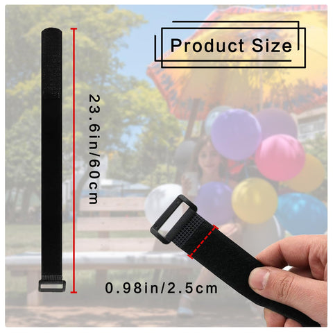 Celeyearnirs self-adhesive nylon strap close-up showing durable, reusable design.
