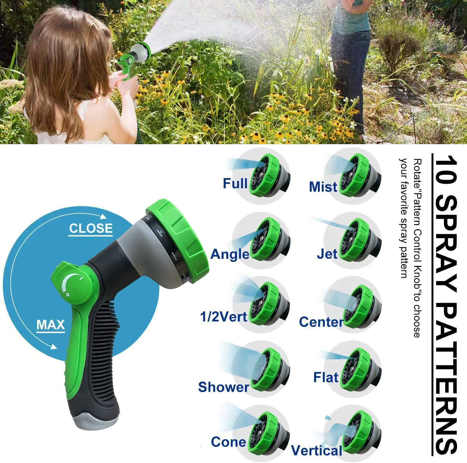 Celiamusing extendable length by linking hoses for longer watering runs