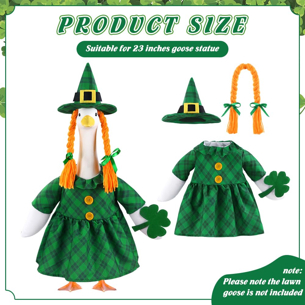 Celltestria goose hat adds festive flair for St Patrick's Day decor.