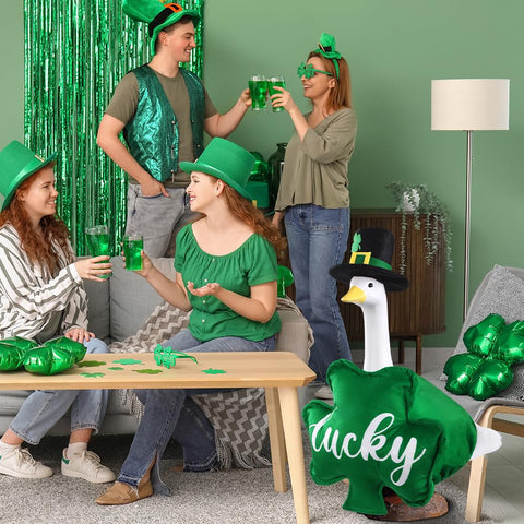 Celltestria festive attire invites neighbors to pause and smile.