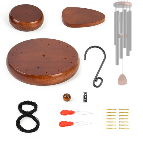 CELSOL Wind Chime Parts Kit hooks for easy assembly and customization