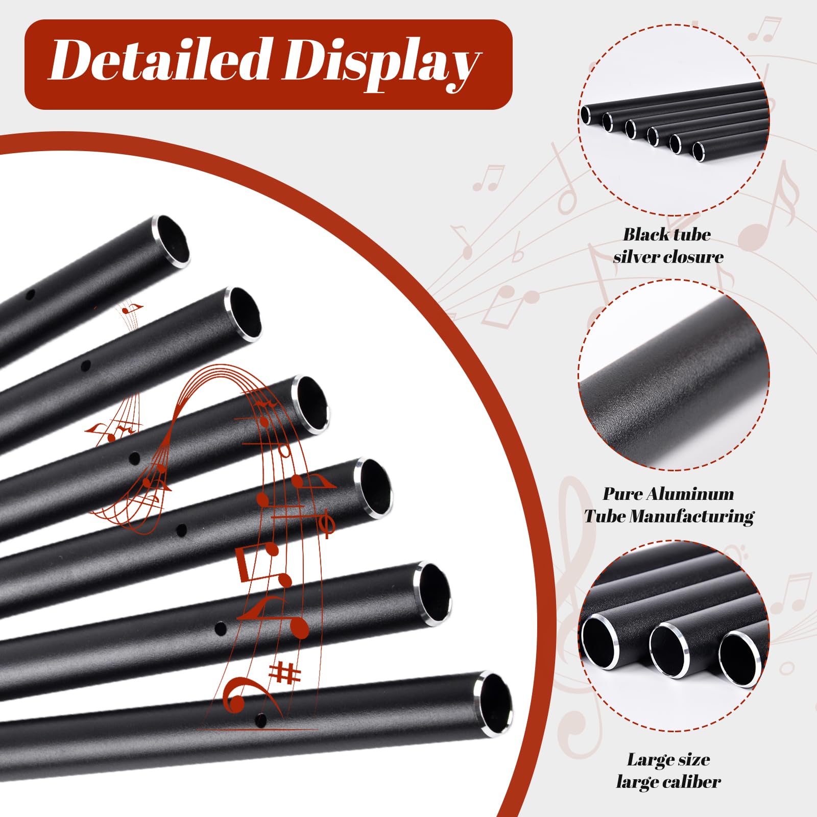 CELSOL wind chime tubes replacement parts for upgrades and repairs.