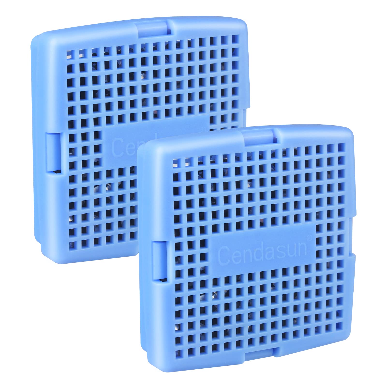 Cendasun mineral cartridge in spa slot demonstrating universal compatibility.