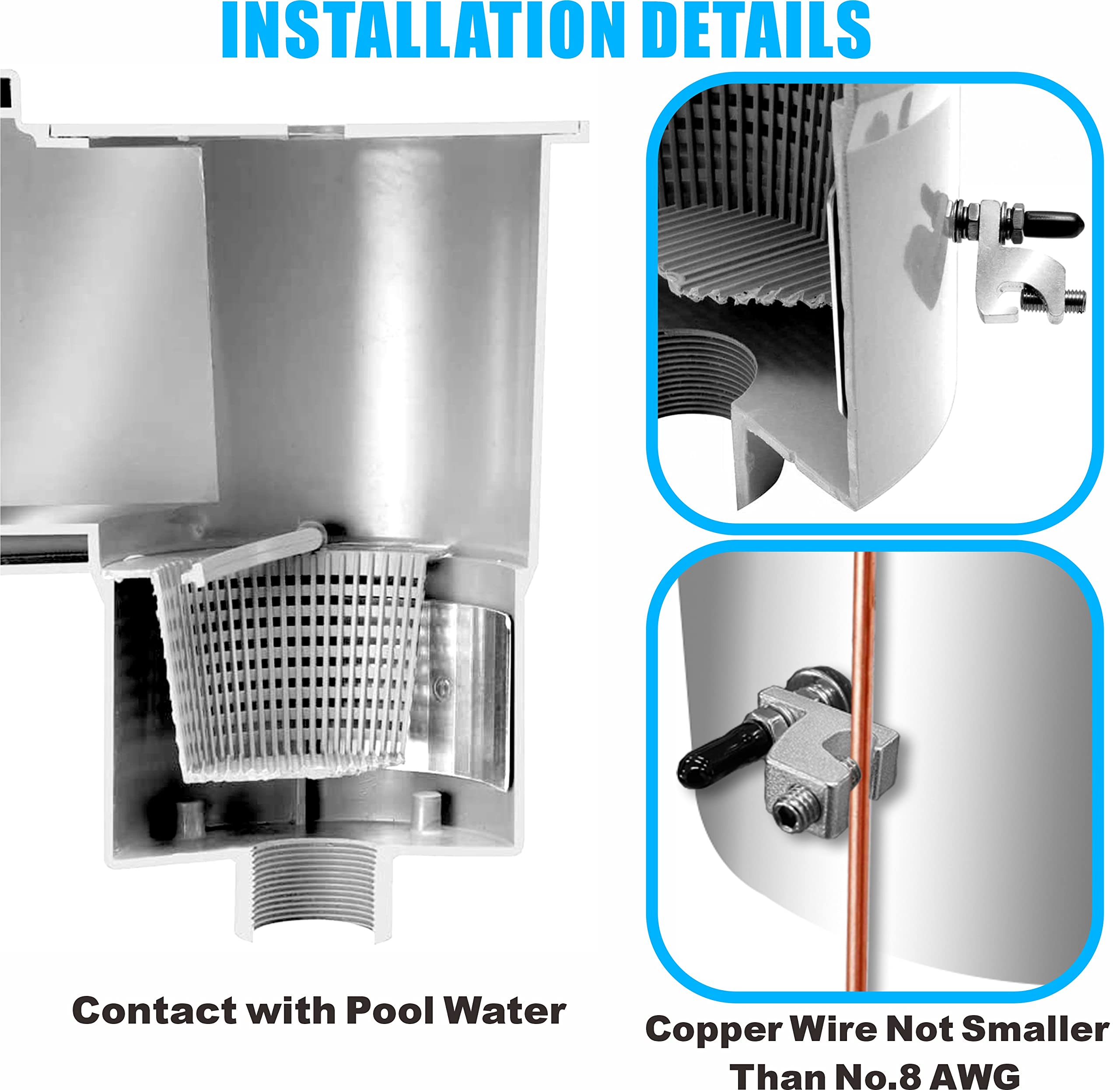 Cendasun rubber washer under bonding plate helps seal.