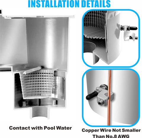 Cendasun rubber washer under bonding plate helps seal.
