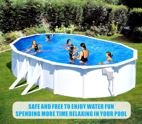 Cendasun stainless-steel plate resists rust in pool water.