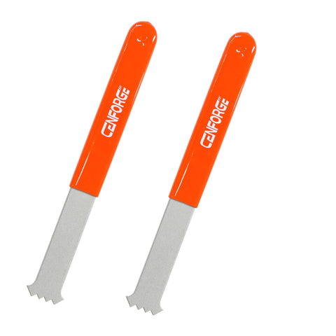 CENFORGE paver removal tool 2-pack with micro-serrated grip for easier extraction.