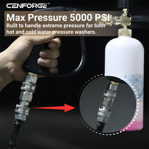 Cenforge precision 3/8 NPT threaded fittings enable tight seals