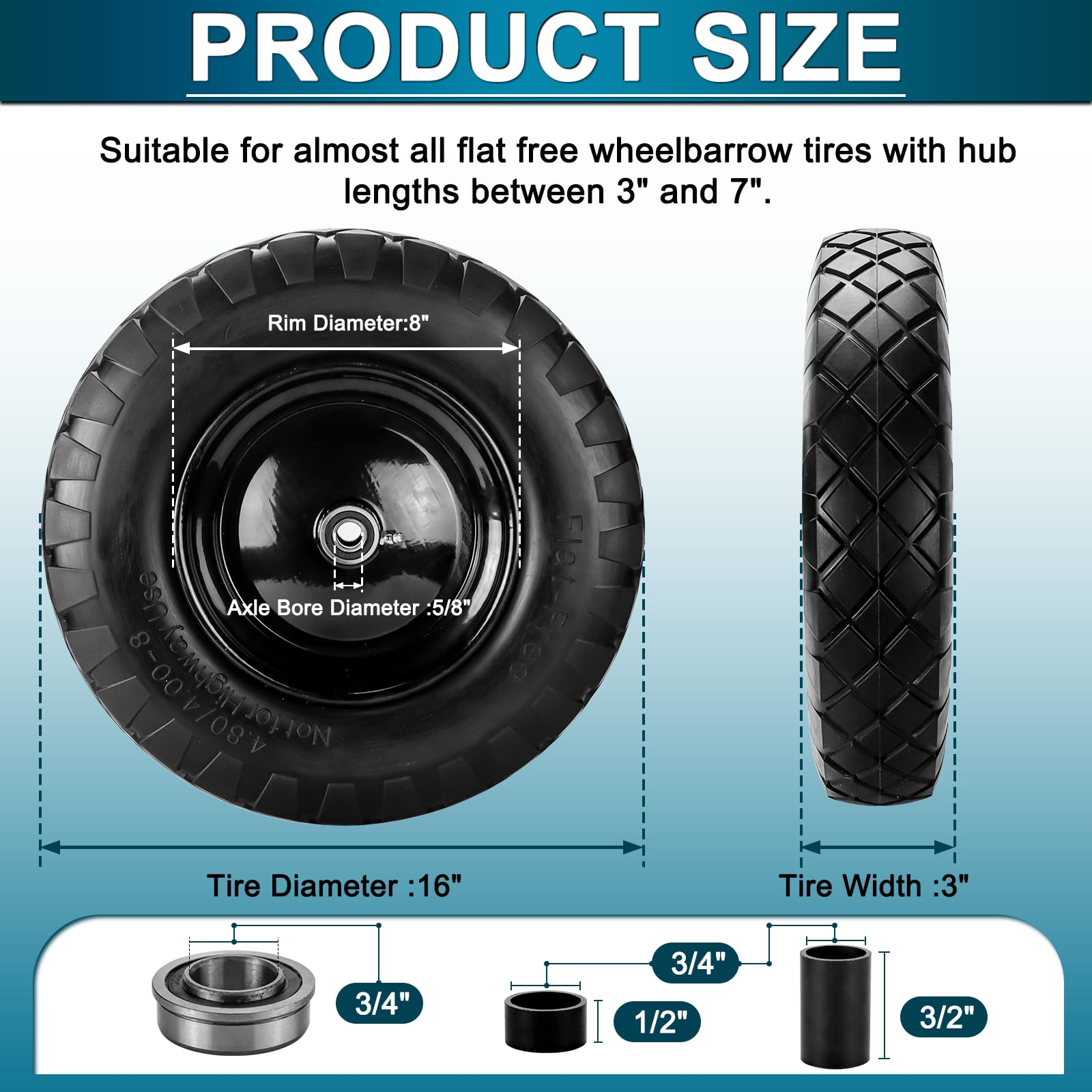 Cenipar wheel and tire front view highlighting robust construction