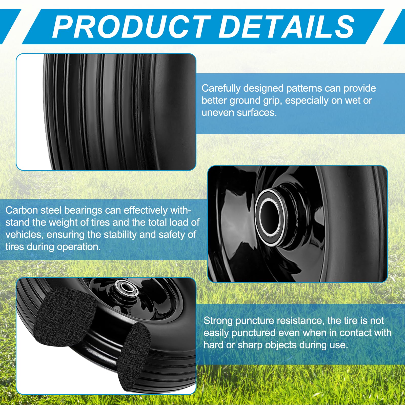 Cenipar axle bore 5/8 and 3/4 for versatile fit.