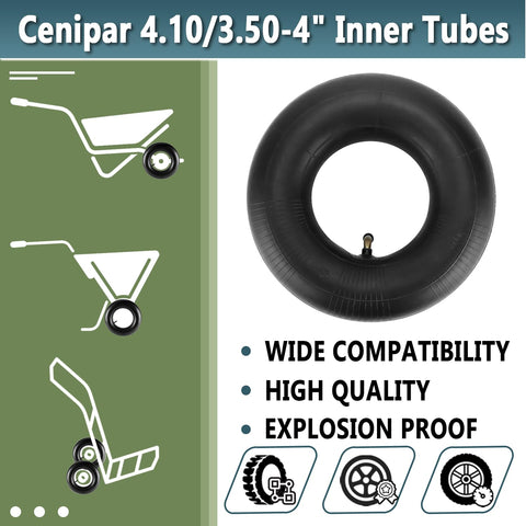 Cenipar easy-install inner tube with bent valve for quick seating.