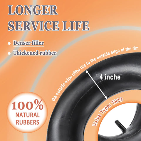 Cenipar heavy-duty inner tube thickened for better impact absorption.