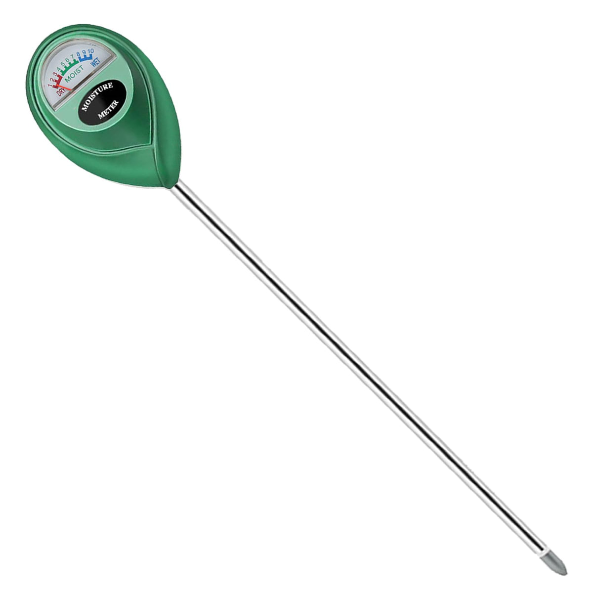 Censinda soil moisture meter with long probe for precise root readings to prevent overwatering.