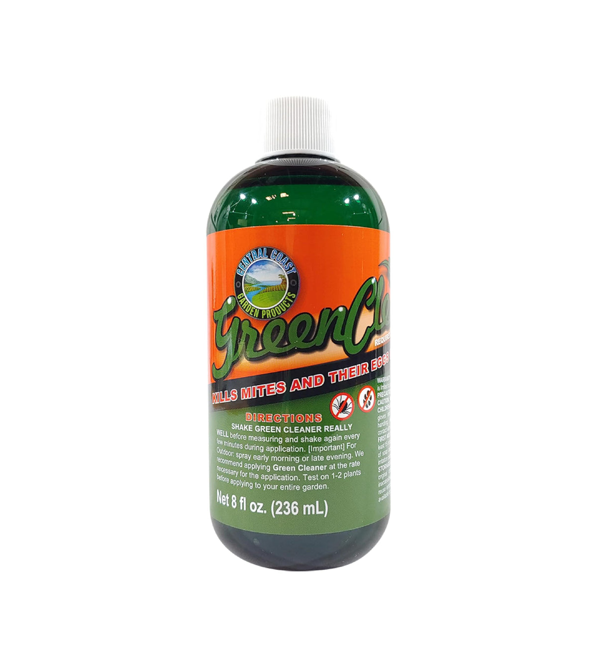 Central Coast Garden Green Cleaner 8 oz bottle for easy application on plants