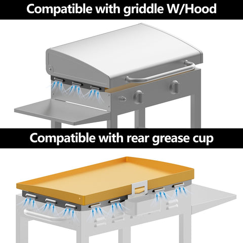 CeOaOtK stainless steel wind screen close-up reveals rust-proof finish.