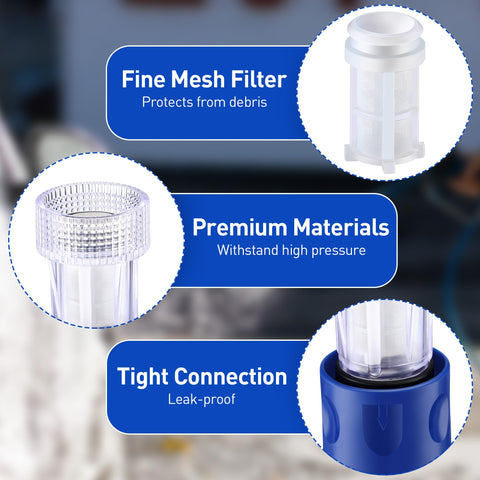 Ceoighe durable plastic pressure-washer adapter for high-pressure use.