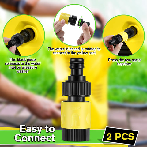Ceoighe kit components laid out for versatile Karcher compatibility