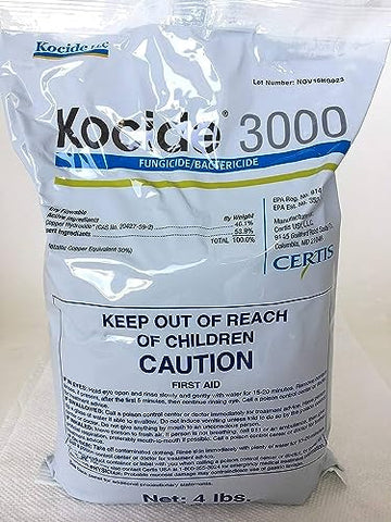 Certis Kocide 3000-O spray nozzle ready for greenhouse use.