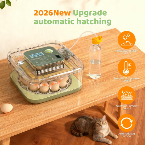 CERULIAN turning eggs automatically during the hatch cycle saves manual effort