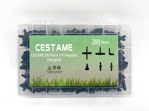 CESTAME oblique barb tees for branching irrigation runs