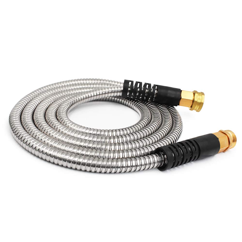 Cesun 10 ft metal garden hose for durable outdoor use and tough tasks