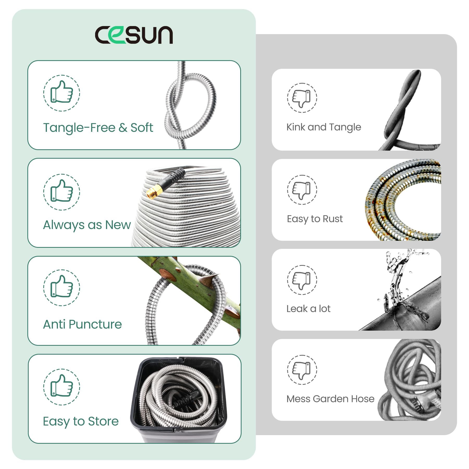 Cesun brass connectors provide secure attachment for versatile setups