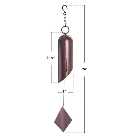 Cesun deep-tone wind chime closeup highlighting sturdy joints and tuning