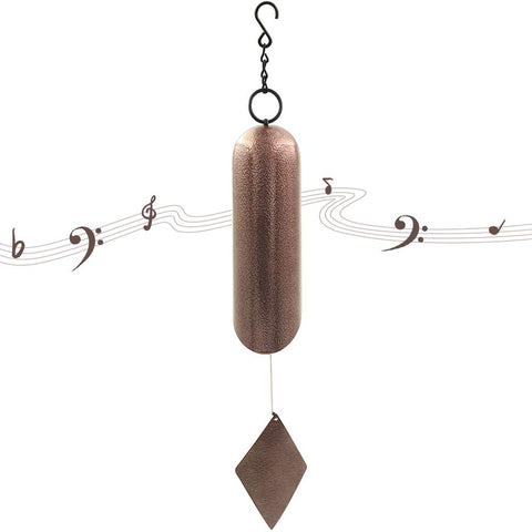 Cesun deep-tone wind chime outdoors with 24-inch length for rich resonance