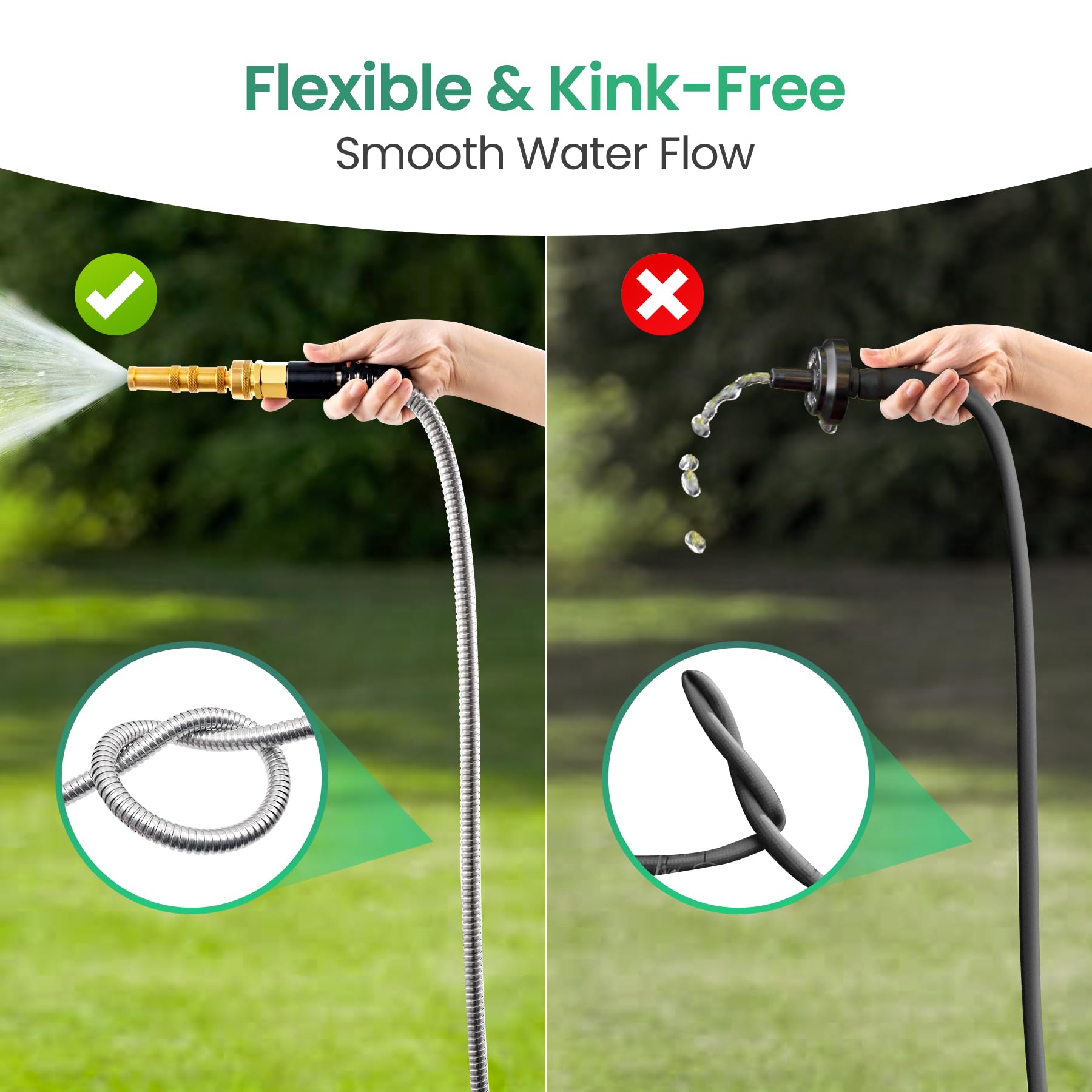 CeSun hose with leak-proof technology ensures steady water flow