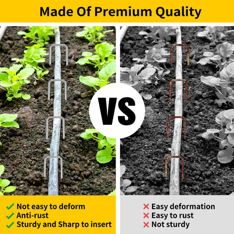 CEWOR staples fixing artificial grass and ground cover securely