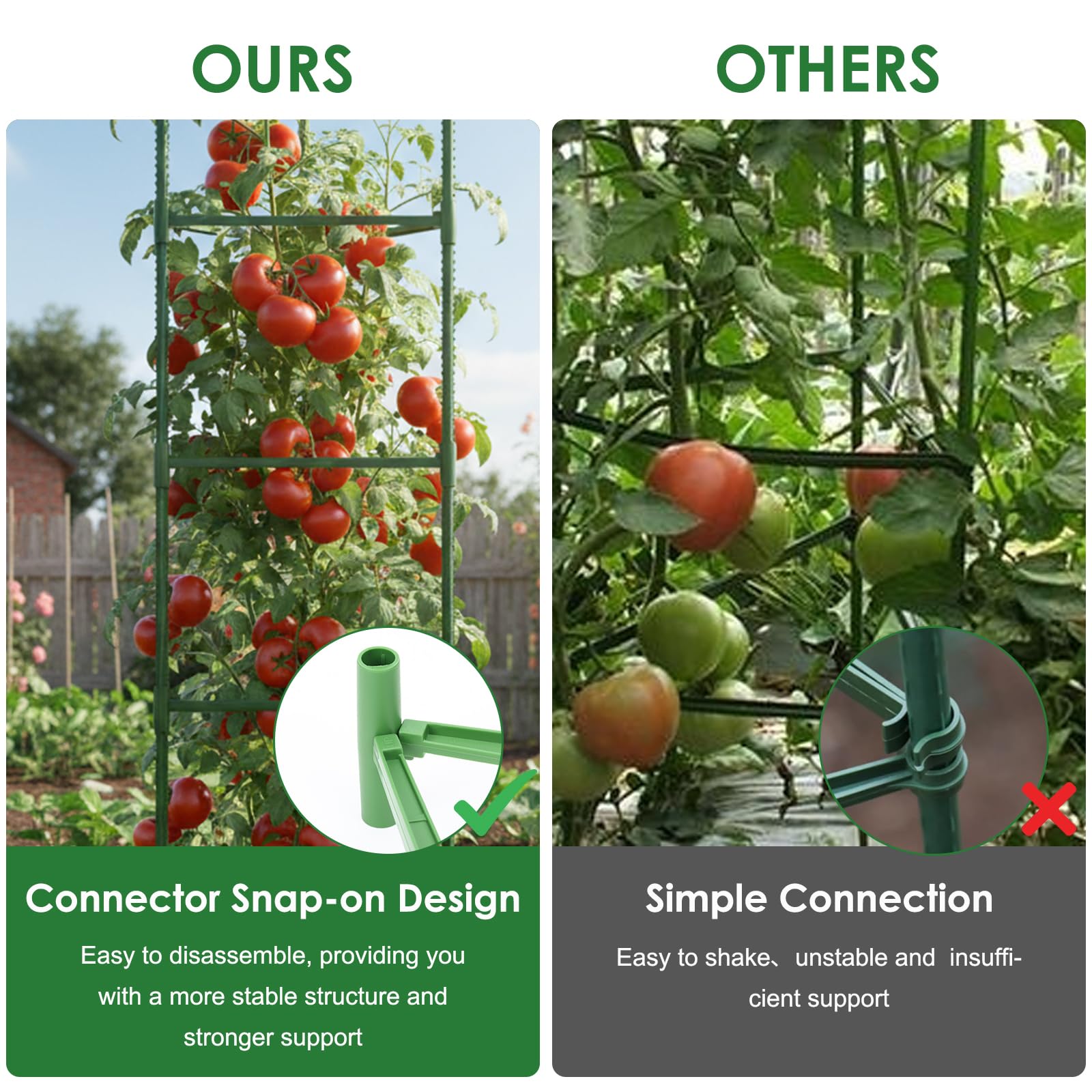 CEWOR extra tall 63in design provides room for growth