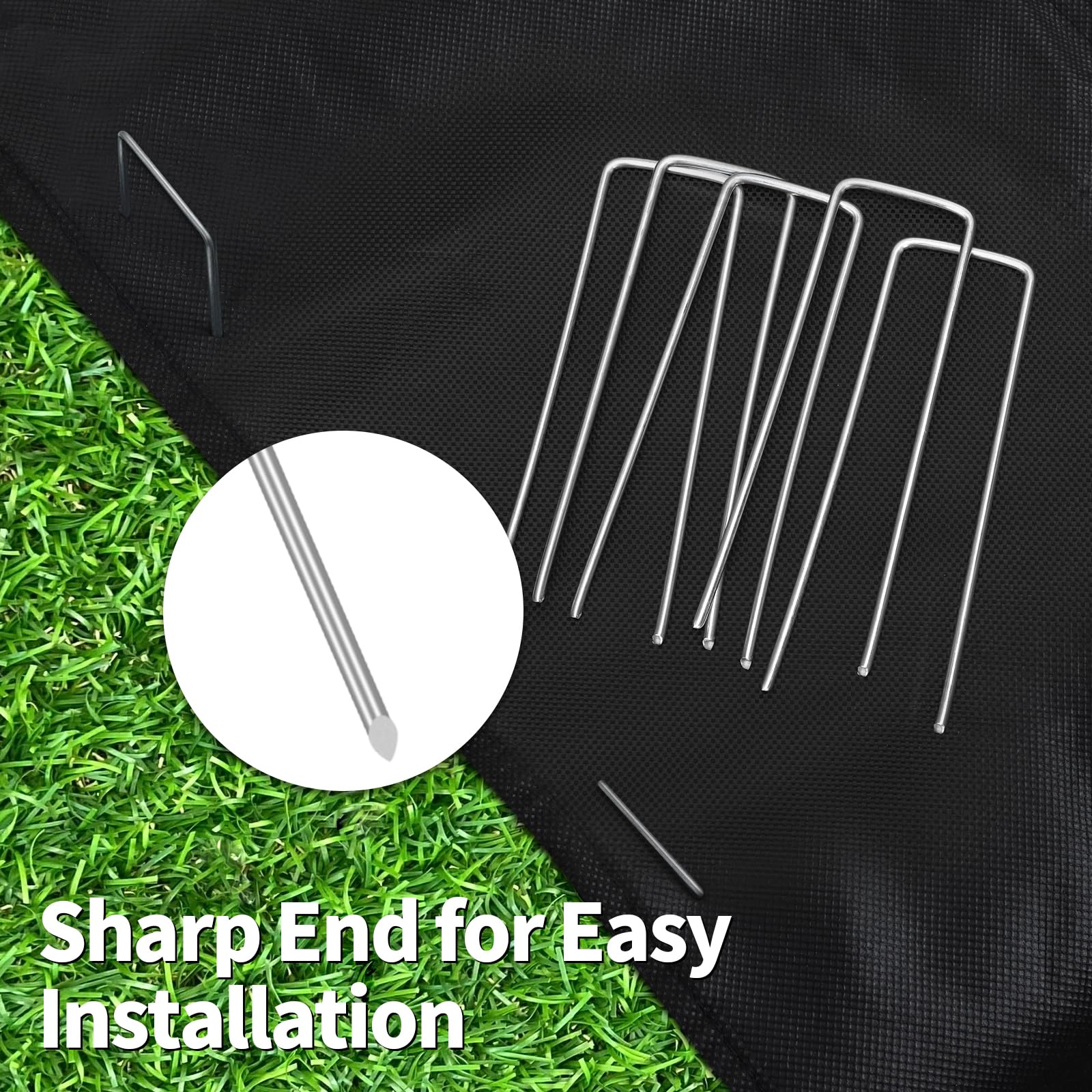 CEWOR sod pins offer strong ground grip for lawn projects and ground cover